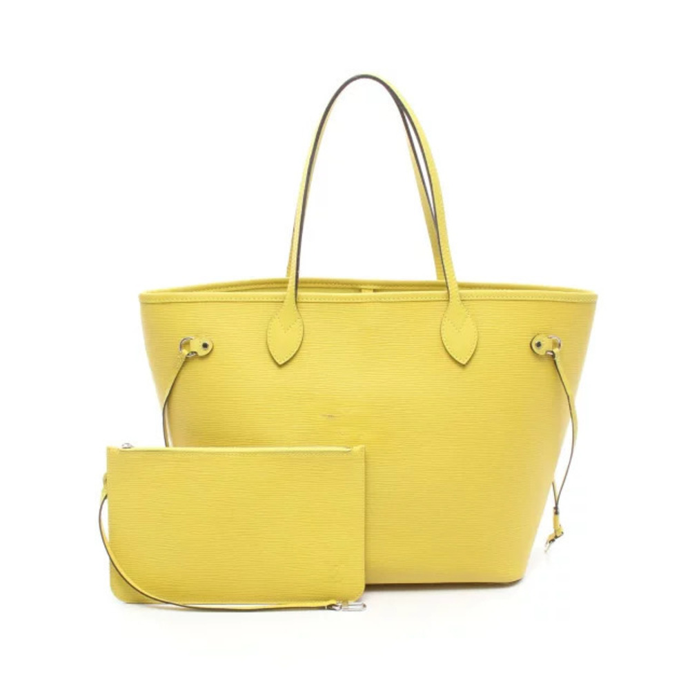 Louis Vuitton Neverfull Tote Bag Leather Epi Yellow